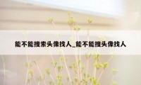 能不能搜索头像找人_能不能搜头像找人